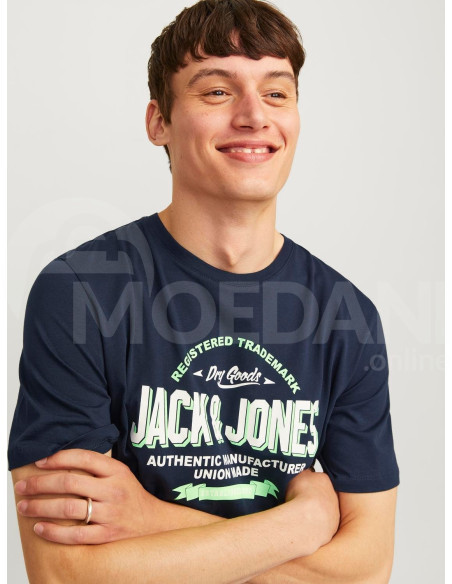Jack & Jones - JJELOGO TEE SS O-NECK 2 COL AW24 SN Тбилиси - изображение 3