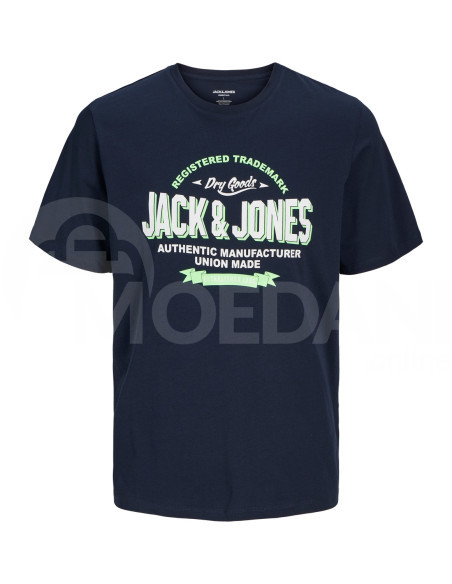 Jack & Jones - JJELOGO TEE SS O-NECK 2 COL AW24 SN Тбилиси - изображение 7