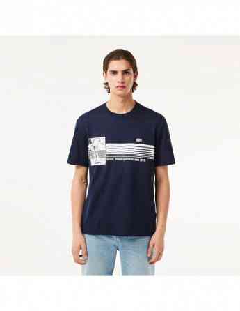 Lacoste - French Made Tennis Print Heavy T-shirt Tbilisi