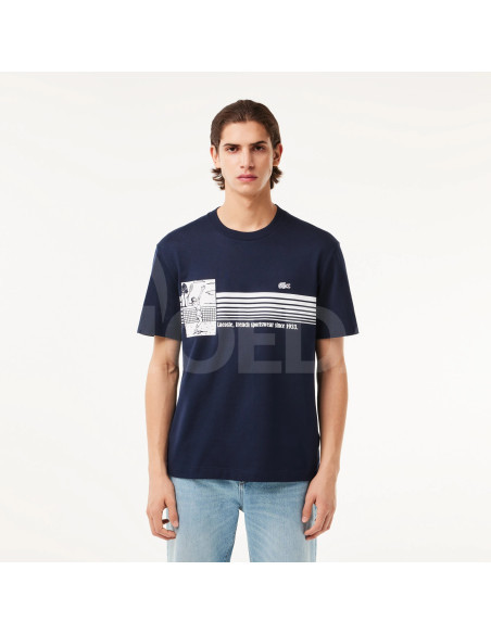 Lacoste - French Made Tennis Print Heavy T-shirt Tbilisi - photo 1
