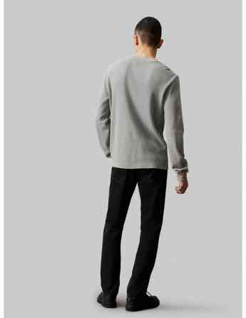 CALVIN KLEIN - WASHED BADGE WAFFLE LS TEE Tbilisi