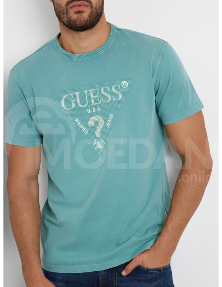 GUESS - SS CN TREATED TRIANGLE TEE Тбилиси - изображение 3