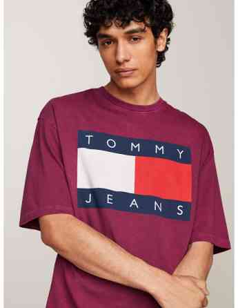 Tommy Jeans - TJM OVZ BIG FLAG TEE EXT Tbilisi