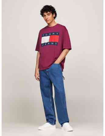 Tommy Jeans - TJM OVZ BIG FLAG TEE EXT Tbilisi