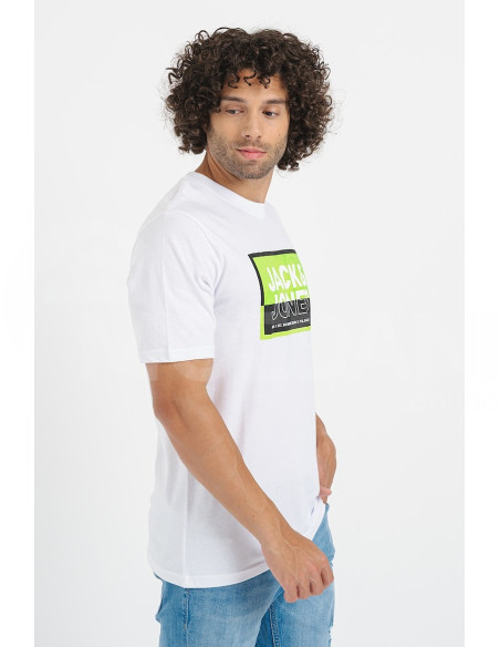 Jack & Jones - JCOLOGAN SUMMER PRINT TEE CREW NECK FST Тбилиси - изображение 3