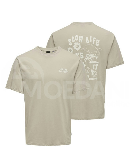 ONLY & SONS - ONSMACE LIFE RLX FUNNY SS TEE Тбилиси - изображение 7