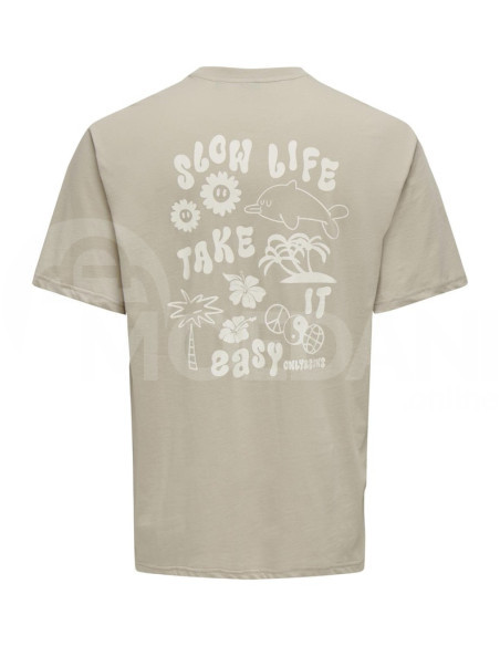 ONLY & SONS - ONSMACE LIFE RLX FUNNY SS TEE Тбилиси - изображение 6