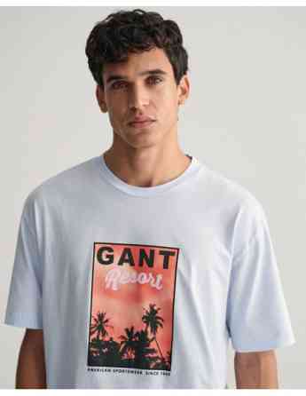 Gant - WASHED GRAPHIC SS T-SHIRT Тбилиси