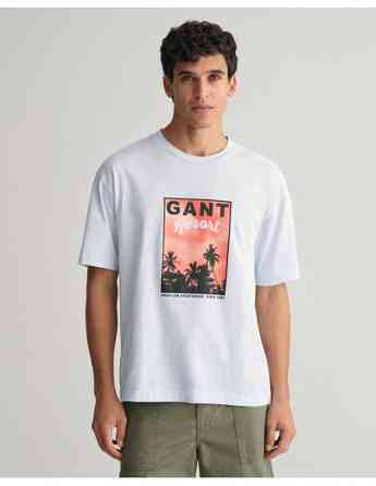 Gant - WASHED GRAPHIC SS T-SHIRT Тбилиси