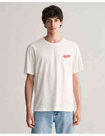 Gant - WASHED GRAPHIC SS T-SHIRT Тбилиси