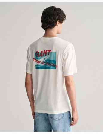 Gant - WASHED GRAPHIC SS T-SHIRT Тбилиси