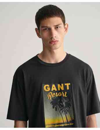 Gant - WASHED GRAPHIC SS T-SHIRT Тбилиси