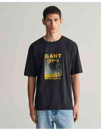 Gant - WASHED GRAPHIC SS T-SHIRT Тбилиси