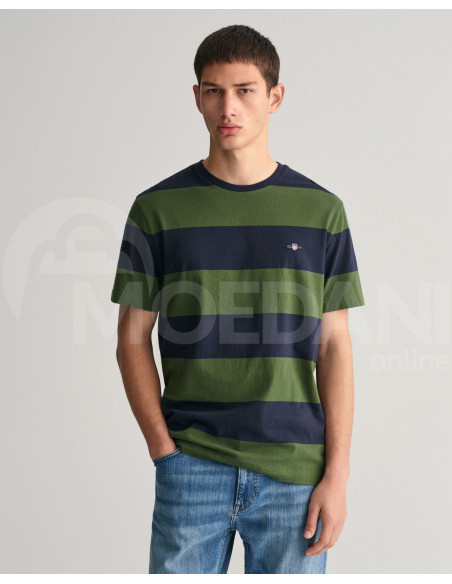Gant - BAR STRIPE SS T-SHIRT Тбилиси - изображение 1