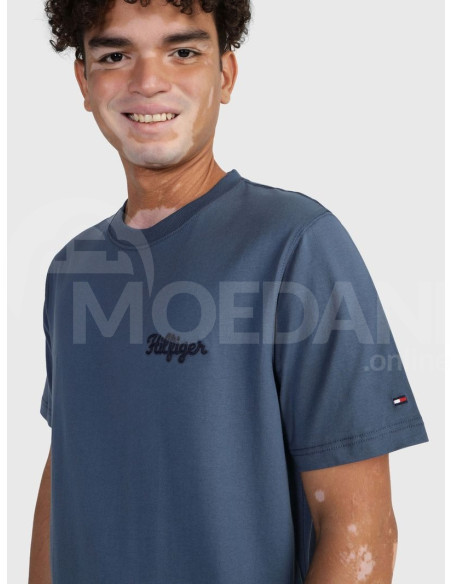 Tommy Hilfiger - HILFIGER CHAINSTITCH TEE Тбилиси - изображение 3