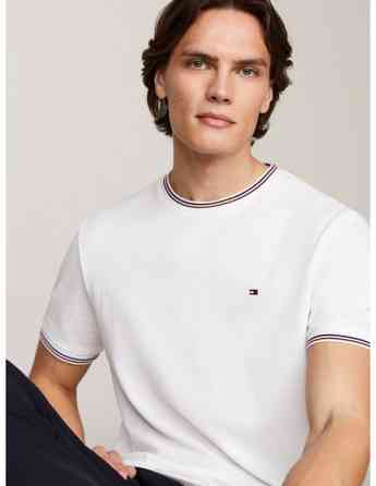 Tommy Hilfiger - RWB TIPPED COLLAR TEE Тбилиси