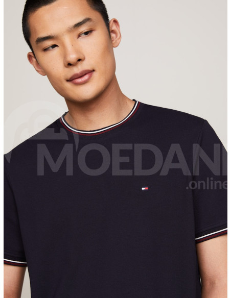 Tommy Hilfiger - RWB TIPPED COLLAR TEE Тбилиси - изображение 3