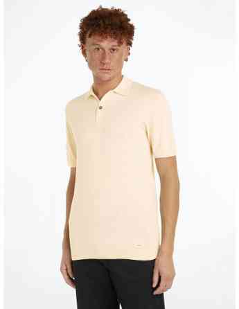 CALVIN KLEIN - COTTON SILK POLO SHIRT Tbilisi