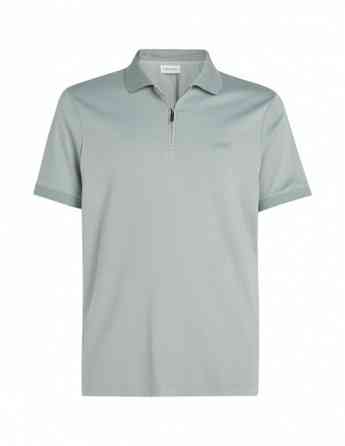 CALVIN KLEIN - SMOOTH COTTON WELT ZIP POLO Tbilisi