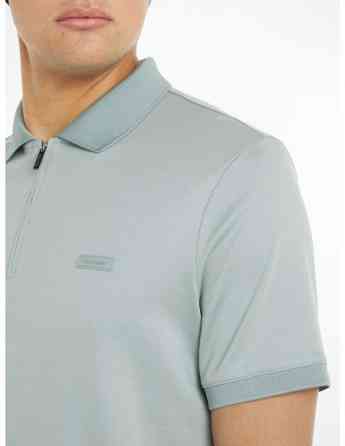 CALVIN KLEIN - SMOOTH COTTON WELT ZIP POLO Tbilisi
