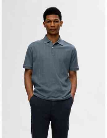 SELECTED HOMME - SLHJETT JACQUARD SS POLO Tbilisi