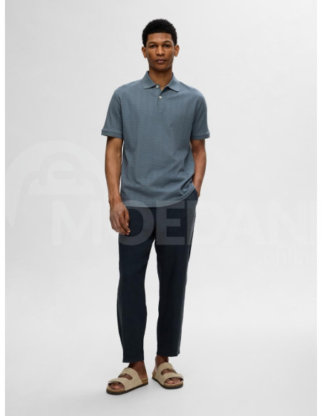 SELECTED HOMME - SLHJETT JACQUARD SS POLO Tbilisi - photo 5