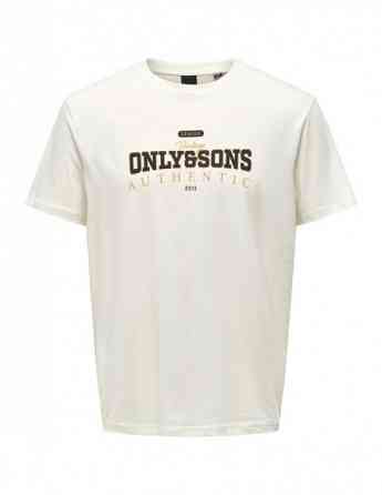 ONLY & SONS - ONSMAX LIFE LOGO SS TEE Tbilisi