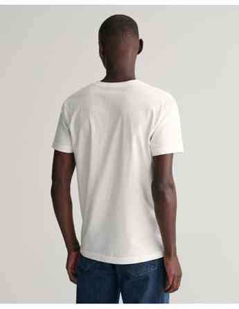 Gant - SLIM SHIELD V-NECK T-SHIRT Tbilisi