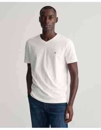 Gant - SLIM SHIELD V-NECK T-SHIRT Tbilisi