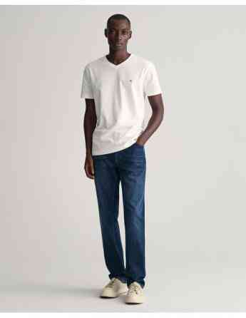 Gant - SLIM SHIELD V-NECK T-SHIRT Tbilisi
