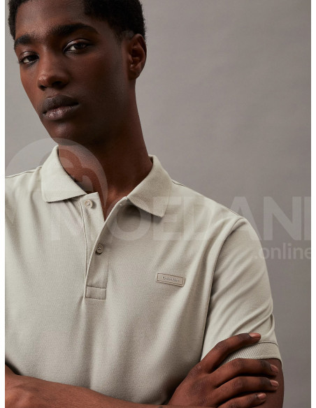 CALVIN KLEIN - SMOOTH COTTON  SLIM POLO თბილისი - photo 3