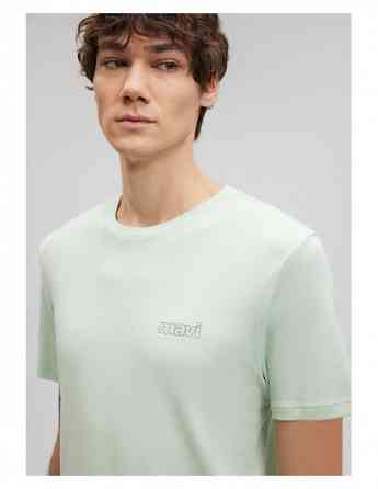 Mavi - Mavi Logo Printed Green T-Shirt თბილისი