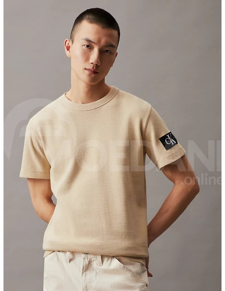 CALVIN KLEIN - BADGE WAFFLE TEE თბილისი - photo 1