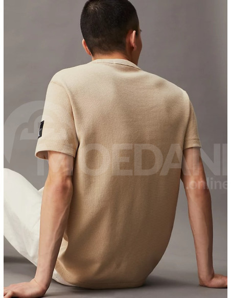 CALVIN KLEIN - BADGE WAFFLE TEE თბილისი - photo 2