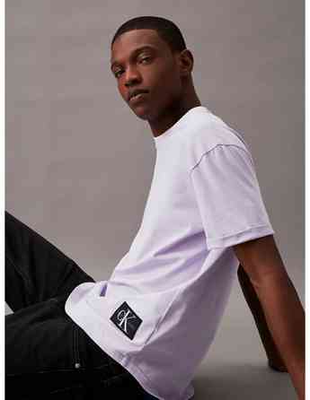 CALVIN KLEIN - BADGE TURN UP SLEEVE თბილისი