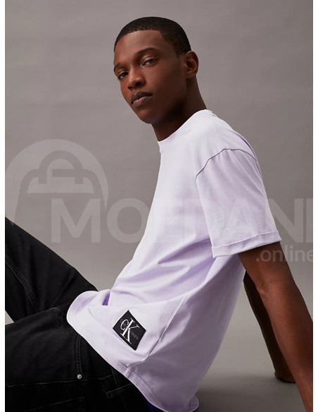 CALVIN KLEIN - BADGE TURN UP SLEEVE თბილისი - photo 3