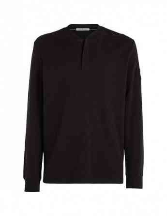 CALVIN KLEIN - BADGE WAFFLE LS HENLEY თბილისი