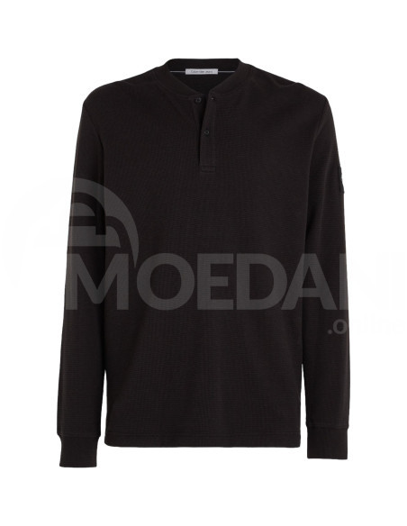 CALVIN KLEIN - BADGE WAFFLE LS HENLEY თბილისი - photo 5
