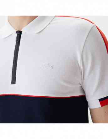 Lacoste -Lacoste Men's Regular Fit Color Blocked Blue Polo თბილისი