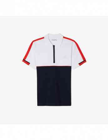 Lacoste -Lacoste Men's Regular Fit Color Blocked Blue Polo თბილისი