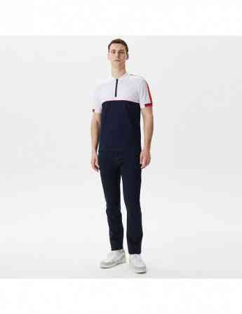Lacoste -Lacoste Men's Regular Fit Color Blocked Blue Polo თბილისი