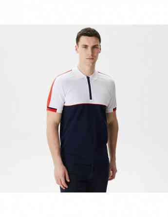 Lacoste -Lacoste Men's Regular Fit Color Blocked Blue Polo თბილისი
