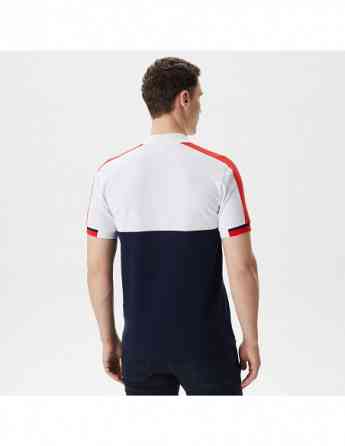 Lacoste -Lacoste Men's Regular Fit Color Blocked Blue Polo თბილისი