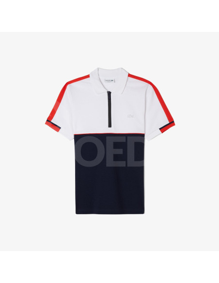 Lacoste -Lacoste Men's Regular Fit Color Blocked Blue Polo თბილისი - photo 6