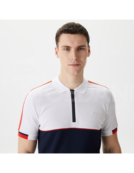 Lacoste -Lacoste Men's Regular Fit Color Blocked Blue Polo თბილისი - photo 3