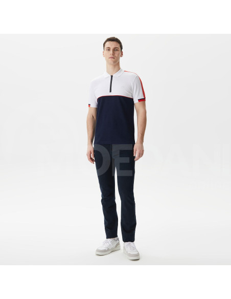 Lacoste -Lacoste Men's Regular Fit Color Blocked Blue Polo თბილისი - photo 5
