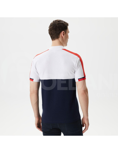 Lacoste -Lacoste Men's Regular Fit Color Blocked Blue Polo თბილისი - photo 2