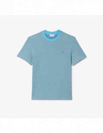 Lacoste - CAVIAR TEXTURE CONTRAST NECK COTTON T-SHIRT თბილისი