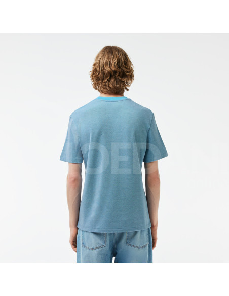 Lacoste - CAVIAR TEXTURE CONTRAST NECK COTTON T-SHIRT Tbilisi - photo 2