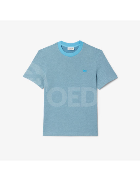 Lacoste - CAVIAR TEXTURE CONTRAST NECK COTTON T-SHIRT Tbilisi - photo 6